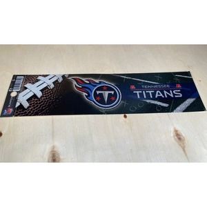 Tennessee Titans Bumper Sticker Football NFL‎ Brand Glitter Design Licensed
